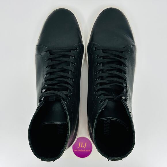 Thursday Boot Co. Men's Premier Black Leather Causal High Top Sneakers Size 12 - Picture 9 of 11